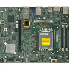 Supermicro X14SAV-TLN4F Bulk Flex Atx Gömülü Anakart, Intel Core Ultra 9/7/5 Series 2, 96GB Ddr5, Pcıe 5.0, Dual 10G ve 2.5g Lan