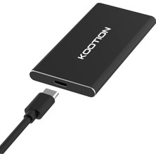 Kootıon Harici SSD Disk 500 Gb, Taşınabilir Harici SSD USB 3.1 Type-C, 550 Mb/s'ye Kadar Yüksek Hız, Ultra Ince Taşınabilir Disk, Windows/macbook/xbox/ps4 Için