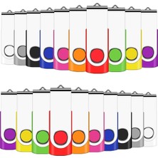 Eastbull USB Bellek 4gb 50 Parça USB 2.0 Bellek Çubuğu Flash Sürücüler Veri Çok Renkli (4gb, Çok Renkli-50)
