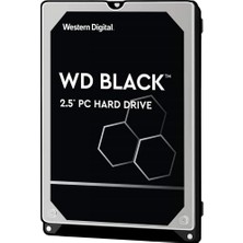 Western Digital Wd_black 1 Tb Yüksek Performanslı 2,5 Inç HDD Oyun Diski, 7.200 Rpm, Sata 6 Gb/s, 64 MB Önbellek, Siyah
