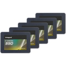 İntegral Integral V Serisi 4 Paket 500GS SSD Sata Iıı 2.5 Dahili Ssd, 520 Mb/s'ye Kadar Okuma 470 Mb/s Yazma 1 Tb