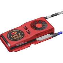 Daly Fanlı Smart Bms Li-Ion 7s 24V 200A, Görünür Veri Izleme Uygulaması, Bluetooth Modülü, 3,7V Lityum Pil Yönetimi Için Uart Iletişimi