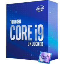Intel Core I9-10850K Masaüstü Işlemci, 10 Çekirdek, 5,2 Ghz'e Kadar, Kilidi Açık, LGA1200 (Intel 400 Serisi Yonga Seti), 125 W