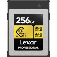 Lexar Cfexpress Pro Type B Gold 4.0 Serisi Kart 256 GB R3600/W3300