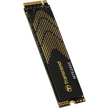 Transcend 500 GB MTE240S Pcıe 4.0 M.2 2280 Ssd, 3800 Mb/s, Soğutuculu