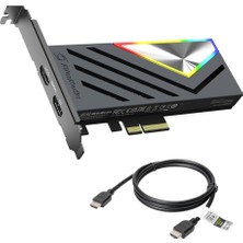 Avermedia Yayın ve Kayıt Için Avermedia HDMI 2.1 Yakalama Kartı - 4K60, Ultra Düşük Gecikme - Ps5, Ps4, Xbox Series X/s, Anahtar - GC575 Canlı Oyuncu 4K 2.1