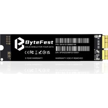 Bytefest Apple MacBook Air A1465 A1466(2013-2015,2017), MacBook Pro Retina A1398 A1502(2013-2015) Için SSD 512GB Dahili Sabit Disk...