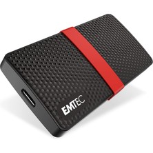 Emtec SSD 3.1 Gen1 X200 256 GB Taşınabilir Siyah