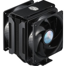 Cooler Master Masterair MA612 Stealth Işlemci Soğutucu - Push-Pull Sickleflow 120 V2 Pc Fanları, 6 Isı Borusu, Sınırsız Ram Boşluğu, Mat Siyah Kaplama - Amd ve Intel Uyumlu