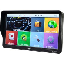 Pnı L910 Pro Güneşlikli Gps Navigasyon Sistemi 9" 800MHZ 512MB Ddr 16GB Dahili Bellek Fm Verici Siyah