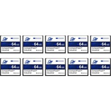 Dogfish Technology Dogfish Compactflash Hafıza Kartı, 64 Mb, Endüstriyel Cf Kart, Type I