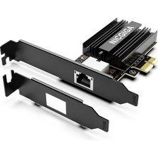 Nicgiga Nıcgıga 10G Base-T Pcı-E X1 Ağ Kartı, Marvell AQC113 Denetleyici, Nıcgıga 10GB Ethernet Adaptör Desteği Wol, 10GBE RJ45 Bağlantı Noktası Nıc Kartı, Windows 10/11 / Windows Server / Linux
