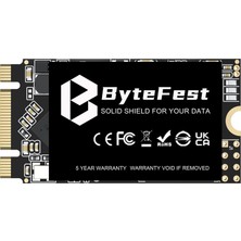 Bytefest SSD 512 GB M.2 2242 Ngff Sata Iıı Dahili Ssd, Pc ve Laptop Için, B+M Key (22X42 Mm)