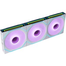 Lian Li Unı Fan Sl-Inf Flex Kablosuz 120MM Pwm Fan 3'lü Paket Beyaz