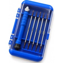 Mythriva Orret Home 10+1 Mini Hassas Tornavida Seti, Telefon Saat Gözlük Elektronik Tamir Tornavidası, 5 Çift Taraflı Uçlu Bits Tornavida Takımı, Manyetik Uçlu Hobi Onarım Seti, Kutulu Taşınabilir