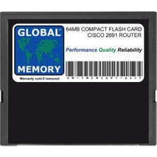 Global Memory Cisco 2691 Router Için Global Memory 64 MB Kompakt Flash Kart Belleği (Cisco P / N MEM2691 -64 Cf)