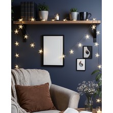 Decostyle Yıldız Şekilli LED Işık Zinciri 20LI Xxuczzzyıldızperdeledd-1