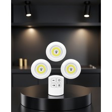 Decostyle 3 Lü Kablosuz LED Spot Lamba Seti XUCZ3LÜLAMBA