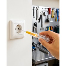 Decostyle Elektrik Test Kalemi 110-220V Nikel Kaplamalı XUUCZZZJF508KALEM-2-1