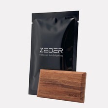 Zeder Ahşap Araç Kokusu Yenileme Tableti (Sadece Ahşap Tablet) - Aura