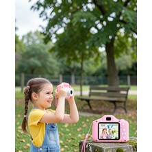 TeknoKapsül Mini Kamera Hd Video ve Fotoğraf Modu Uczzzçocukkamerasıpembe-9