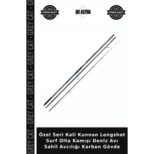 Grey Cat Özel Seri Kali Kunnan Longshot Surf Olta Kamışı Deniz Avı Sahil Avcılığı Karbon Gövde