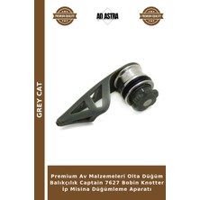 Grey Cat Premium Av Malzemeleri Olta Düğüm Balıkçılık Captain 7627 Bobin Knotter Ip Misina Düğümleme Aparatı
