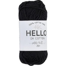 Die Grup (241) Dk 2 Adet 25 Gr. Örgü, Punch ve Amigurumi Ipliği No: 160 (Siyah)