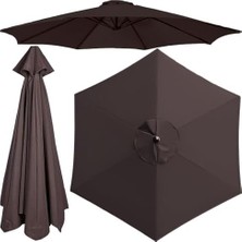 Odea Tr 200 CM/270 CM/300 cm Yedek Güneş Şemsiyesi, 6,5/8,8/9,8 Ayaklı, 6 Veya 8 Balenli Bahçe Şemsiyesi, Veranda Şemsiyesi, Pazar Masa Şemsiyesi
