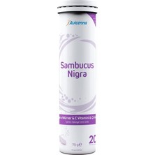 Odea Tr Sambucus Nigra- Kara Mürver & C Vitamini & Çinko Takviye Edici Gıda- 20 Tablet - 8690129029147