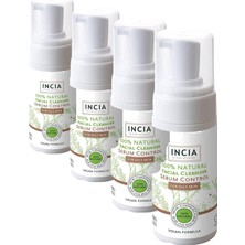 Die Grup %100 Doğal Ipeksi Yüz Temizleme Köpüğü Makyaj Akne Siyah Nokta Sivilce Yağlı Ciltler Vegan 125 ml (4 Paketi)