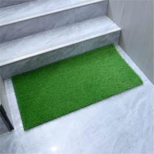 Odea Tr Çim Halı Sentetik Suni Çim Çim Mat Bahçe Çim Peyzaj Verandalar Için Dayanıklı Kapı Arka Bahçe Çim Ev Giriş Kapı Paspası (50 x 200 Cm)