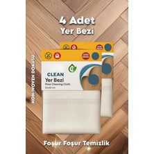 Odea Tr 4 Adet Büyük Boy Mucize Yer Silme Bezi Temizlik Bezi Sıkması Rahat Yer Bezi 50X60- Bulaşık Matı
