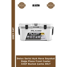 Grey Cat Delux Serisi Açık Hava Seyahat Doğa Plano Frost Cooler 32QT Buzluk Çanta 30LT