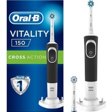 Die Grup Vitality D150 Şarj Edilebilir Diş Fırçası, Cross Action, 1 Yedek Başlık