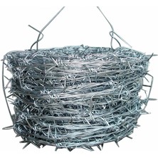Odea Tr Galvanizli Dikenli Tel Makaralar – 300 M Hafif Bükülebilir, Çift Bükümlü Çit Teli, El Işleri, Güvenlik ve Hayvanlara Karşı Koruma Için