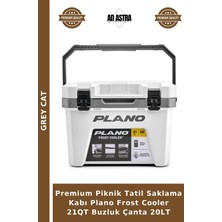 Grey Cat Premium Piknik Tatil Saklama Kabı Plano Frost Cooler 21QT Buzluk Çanta 20LT