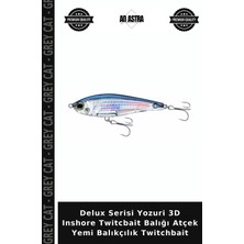 Grey Cat Delux Serisi Yozuri 3D Inshore Twitcbait Balığı Atçek Yemi Balıkçılık Twitchbait