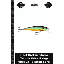 Grey Cat Özel Üretim Storm Twitch Stick Balığı Mobilya Tasarım Sergi