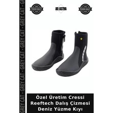 Grey Cat Özel Üretim Cressi Reeftech Dalış Çizmesi Deniz Yüzme Kıyı