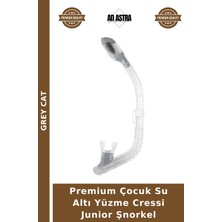 Grey Cat Premium Çocuk Su Altı Yüzme Cressi Junior Şnorkel