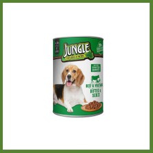 Jungle Köpek Konserve Biftek & Sebzeli 400GR 1 Adet Budos