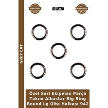 Grey Cat Özel Seri Ekipman Parça Takım Albastar Rig Ring Round Lg Olta Halkası 942