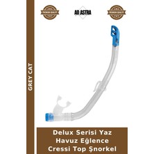 Grey Cat Delux Serisi Yaz Havuz Eğlence Cressi Top Şnorkel