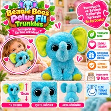 TeknoKapsül Peluş Turkuvaz Fil Trunkles 15 cm