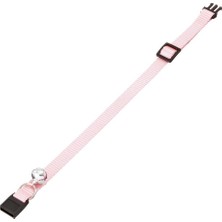 Rafta Evcil Haycan Boyun Tasması, Çıngıraklı, 30 Cm, Toz Pembe
