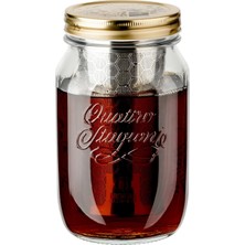 Rafta Brewjar Cold Brew Coffee Jar, Soğuk Demlenmiş Kahve Için Profesyonel Kahve Makinesi, Plastik Içermez, Ultra Ince Çift Katmanlı Paslanmaz Çelik Filtre (1 Litre)