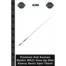 Grey Cat Premium Kali Kunnan Mythic MK21 Slow Jig Olta Kamışı Deniz Spor Takım