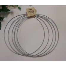 Rafta Tr Enludo Metal Makrome Çember 35 cm 5li Set Galvanizli Kasnak Halka Düş Kapanı ENDSETCEM35
