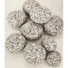 Rafta Granit Benekli Dolomit Taş 25 kg 6-10 cm Benekli Dolomit Dere Taşı Çakıl Taşı Bahçe Taşı Dekoratif
